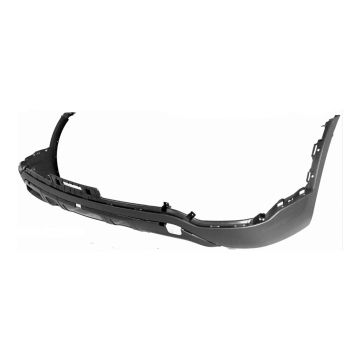 Bumper Cover Rear Lower w/o Park Assist Textured CAPA for Hyundai Santa Fe Sport 2017-2018
