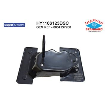 Bumper Bracket Rear Left USA Built CAPA for Hyundai Elantra Sedan 2014-2016