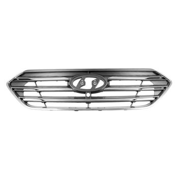 Grille Assembly w/Front View Camera for Hyundai Santa Fe Sport 2017-2018
