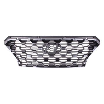 Grille Assembly w/o Front View Camera CAPA for Hyundai Santa Fe 2019-2020