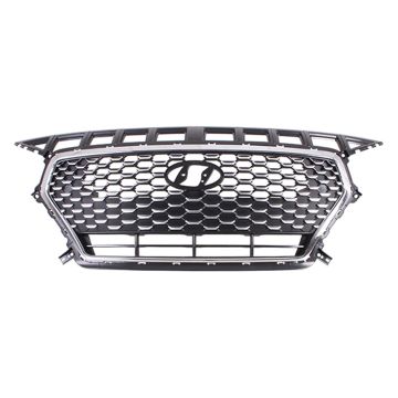 Grille Assembly w/o Intelligent Cruise Control for Hyundai Elantra GT 2018-2020