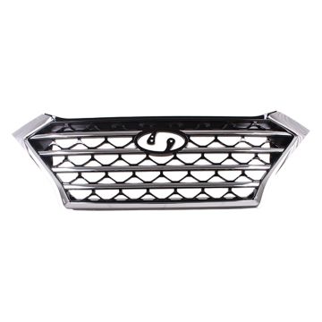 Grille Assembly Silver Trim for Hyundai Tucson 2019-2021