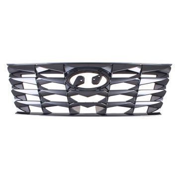 Grille Assembly Black for Hyundai Tucson SEL Plug-In Hybrid Blue Hybrid SEL Convenience Hybrid Preferred SE Essential SEL 2022-2024