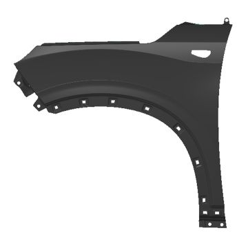 Fender Front Left w/Side Marker Lamp Hole CAPA for Hyundai Venue 2020-2024