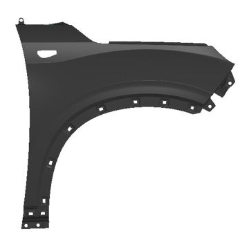 Fender Front Right w/Side Marker Lamp Hole CAPA for Hyundai Venue 2020-2024