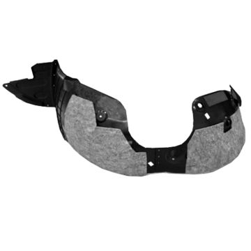 Fender Liner Left w/Insulation Foam PP/Injection CAPA for Hyundai Santa Fe Santa Fe XL