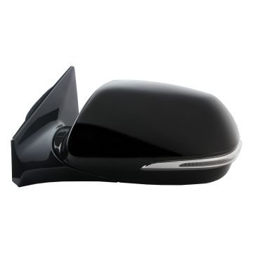 Door Mirror Assembly Left Heated w/Signal Lamp w/Blind Spot Detection w/o Memory for Hyundai Santa Fe 2013-2016