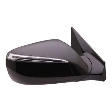 Door Mirror Assembly Right Power Heated w/Signal Lamp w/o Blind Spot Detection for Hyundai Santa Fe Sport 2013-2017