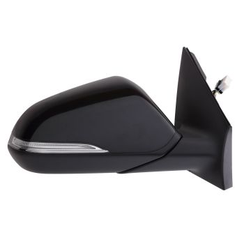 Door Mirror Assembly Right Power Heated w/o Blind Spot Detection w/Signal Lamp for Hyundai Sonata 2015-2017