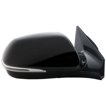 Door Mirror Assembly Right Power Heated w/Signal Lamp w/o Blind Spot Detection for Hyundai Santa Fe 2013
