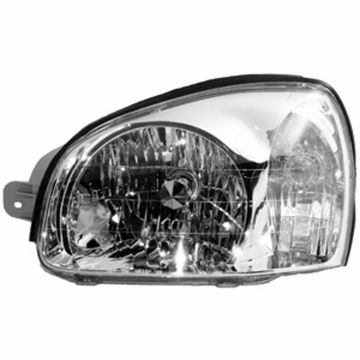 Headlight Assembly Composite Left Includes Park/Signal Lamps To 3/3/03 for Hyundai Santa Fe 2001-2003