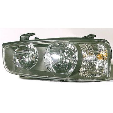 Headlight Assembly Composite Left Includes Park/Signal/Marker Lamps for Hyundai Elantra Sedan 2001-2003