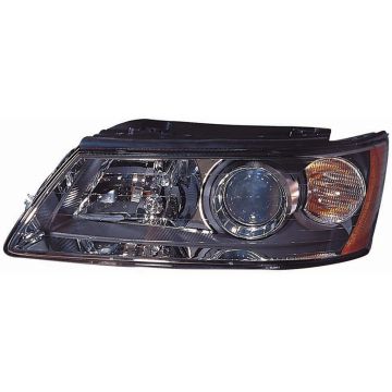 Headlight Assembly Composite Left CAPA for Hyundai Sonata 2006-2008