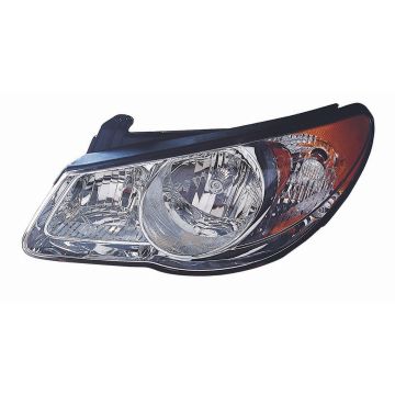 Headlight Assembly Composite Left CAPA for Hyundai Elantra Sedan 2007-2009