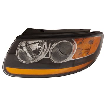 Headlight Assembly Composite Left To 7-11-07 CAPA for Hyundai Santa Fe 2007-2008