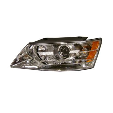 Headlight Assembly Composite Left CAPA for Hyundai Sonata 2009-2010