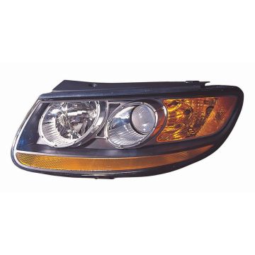 Headlight Assembly Composite Left CAPA for Hyundai Santa Fe 2010-2012