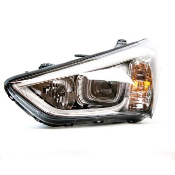 Headlight Assembly Composite Left Halogen CAPA for Hyundai Santa Fe Sport 2013-2016