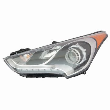 Headlight Assembly Composite Left Type 2 Projector Type CAPA for Hyundai Veloster 2012-2017