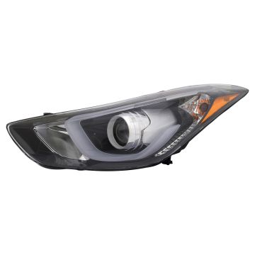 Headlight Assembly Composite Left w/LED Position Lamp Korea Built for Hyundai Elantra Elantra Coupe