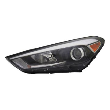 Headlight Assembly Composite Left Halogen w/o LED Position Lamp for Hyundai Tucson 2016-2018