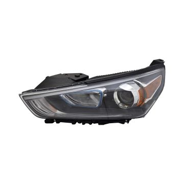 Headlight Assembly Composite Left Halogen for Hyundai Ioniq Hybrid Limited Hybrid SE Hybrid SEL Hybrid Blue Plug-In Hybrid Plug-In Hybrid Limited Hybrid Ultimate Hybrid Essential Hybrid Luxury Hybrid Preferred 2017-2019