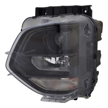 Headlight Assembly Composite Left Halogen CAPA for Hyundai Santa Fe 2019-2020