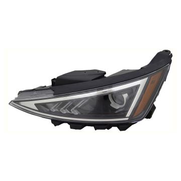 Headlight Assembly Composite Left w/o LED Daytime Running Lamps USA Built for Hyundai Elantra 2019-2020