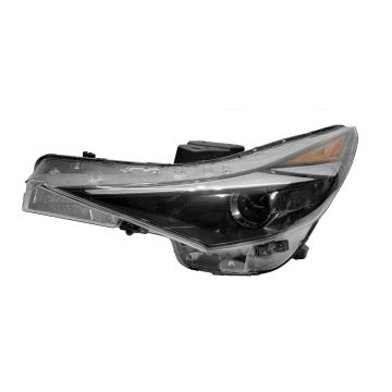 Headlight Assembly Composite Left Halogen Korea Built CAPA for Hyundai Elantra 2021-2023