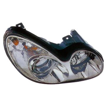 Headlight Assembly Composite Right for Hyundai Sonata 2002-2005