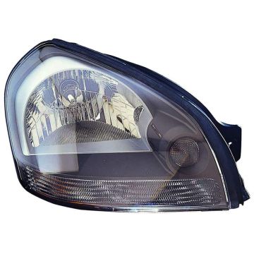 Headlight Assembly Composite Right Clear Reflector Gray Bezel CAPA for Hyundai Tucson 2005-2009