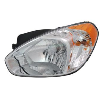 Headlight Assembly Composite Right for Hyundai Accent Sedan Hatchback 2007-2011