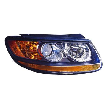 Headlight Assembly Composite Right CAPA for Hyundai Santa Fe 2010-2012