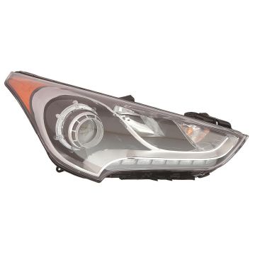 Headlight Assembly Composite Right Type 2 Projector Type CAPA for Hyundai Veloster 2012-2017