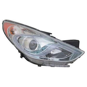 Headlight Assembly Composite Right CAPA for Hyundai Sonata Hybrid Hybrid Premium Hybrid Limited 2011-2015