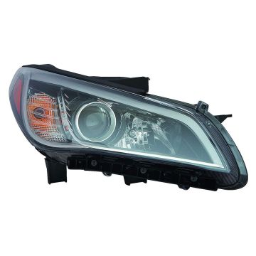 Headlight Assembly Composite Right Halogen CAPA for Hyundai Sonata Limited Sport Sport 2.0T Limited 2.0T Sport Tech 2015-2017