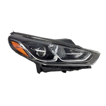Headlight Assembly Composite Right Halogen CAPA for Hyundai Sonata 2018-2019
