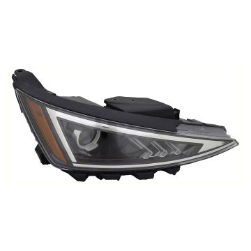 Headlight Assembly Composite Right w/o LED Daytime Running Lamps USA Built for Hyundai Elantra 2019-2020