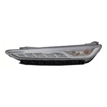 Daytime Running Light Left w/o Adaptive Cornering CAPA for Hyundai Kona 2018-2021