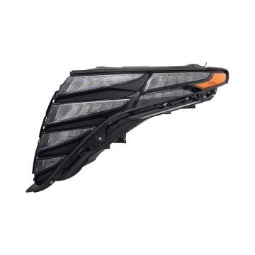 Daytime Running Light Left Black Trim USA Built CAPA for Hyundai Tucson SE SEL 2022-2024