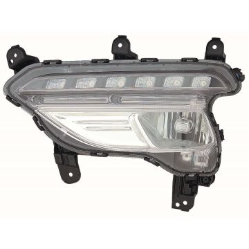 Fog Light Assembly Left w/Around View Monitor CAPA for Hyundai Santa Fe Sport 2017-2018