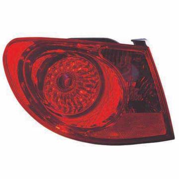 Tail Light Assembly Left Outer for Hyundai Elantra 2007-2010