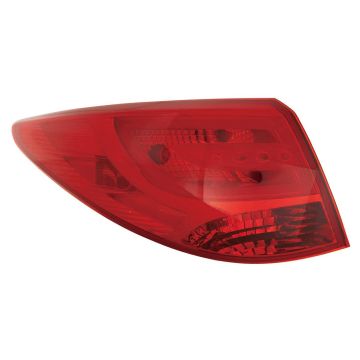 Tail Light Assembly Left Outer Bulb Type CAPA for Hyundai Tucson 2010-2015