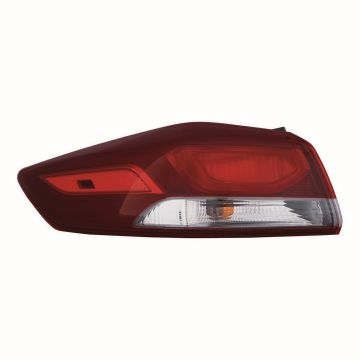 Tail Light Assembly Left Outer Bulb Type USA Built CAPA for Hyundai Elantra 2017-2018