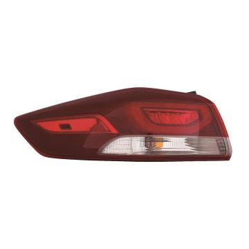 Tail Light Assembly Left Outer LED Type CAPA for Hyundai Elantra 2017-2018