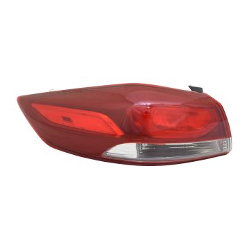 Tail Light Assembly Left Outer Bulb Type Korea Built for Hyundai Elantra 2017-2018