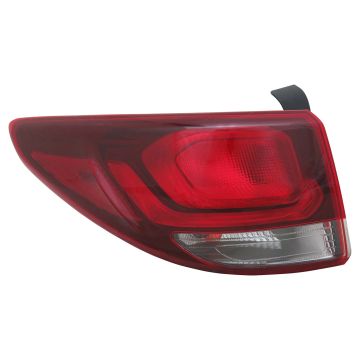 Tail Light Assembly Left Outer Standard Clear Lens CAPA for Hyundai Santa Fe Santa Fe XL