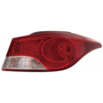 Tail Light Assembly Right Outer Korea Built CAPA for Hyundai Elantra Sedan 2011-2013