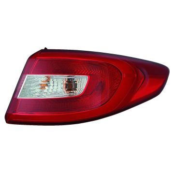 Tail Light Assembly Right Outer Bulb Type CAPA for Hyundai Sonata 2015-2017
