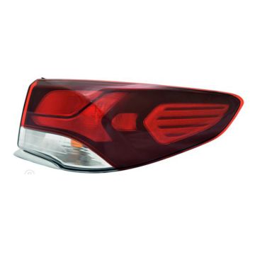Tail Light Assembly Right Outer Bulb Type CAPA for Hyundai Sonata 2018-2019